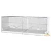 Cage D'élevage Pliable "Sestriere" 120x40x40 Cm -Oiseaux Fournitures Magasin cage d elevage pliable sestriere 120x40x40 cm