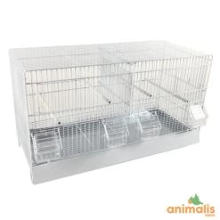 Cage Domus-Molinari 64cm Laquée En Blanc