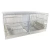 Cage Domus-Molinari 90cm Laquée En Blanc -Oiseaux Fournitures Magasin cage domus molinari 90cm blanche