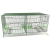 Cage Domus-Molinari 90cm Laquée En Vert -Oiseaux Fournitures Magasin cage domus molinari 90cm chromee 1