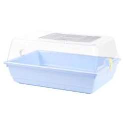 Cage En Plastique Avec Ouverture Grillagée - 60x40X30h Cm