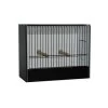 Cage D'exposition Petite Perruche -Oiseaux Fournitures Magasin cage expo en pvc perruche ondulee devanture noire