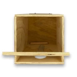 Nichoir Vertical Pour Grandes Perruches 22x22x30 Cm -Oiseaux Fournitures Magasin nichoir vertical pour grandes perruches 22x22x30 cm 2